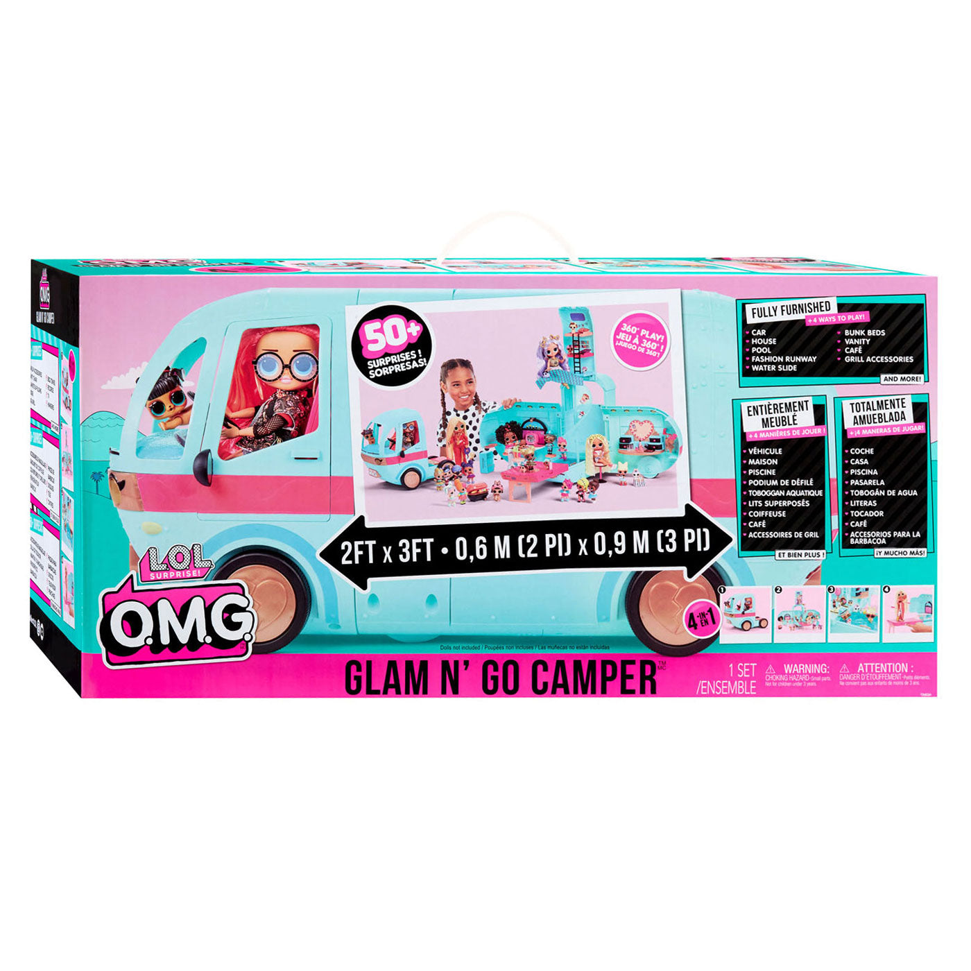 MGA Entertainment Surprise OMG Glamper Blauw