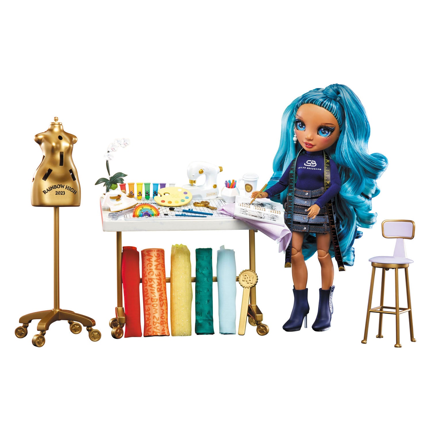 MGA Entertainment Rainbow High Dream & Design Modestudio Speelset met Pop