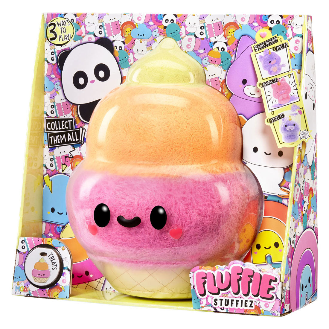 MGA Entertainment Fluffie Stuffiez Large Plush Ice Cream