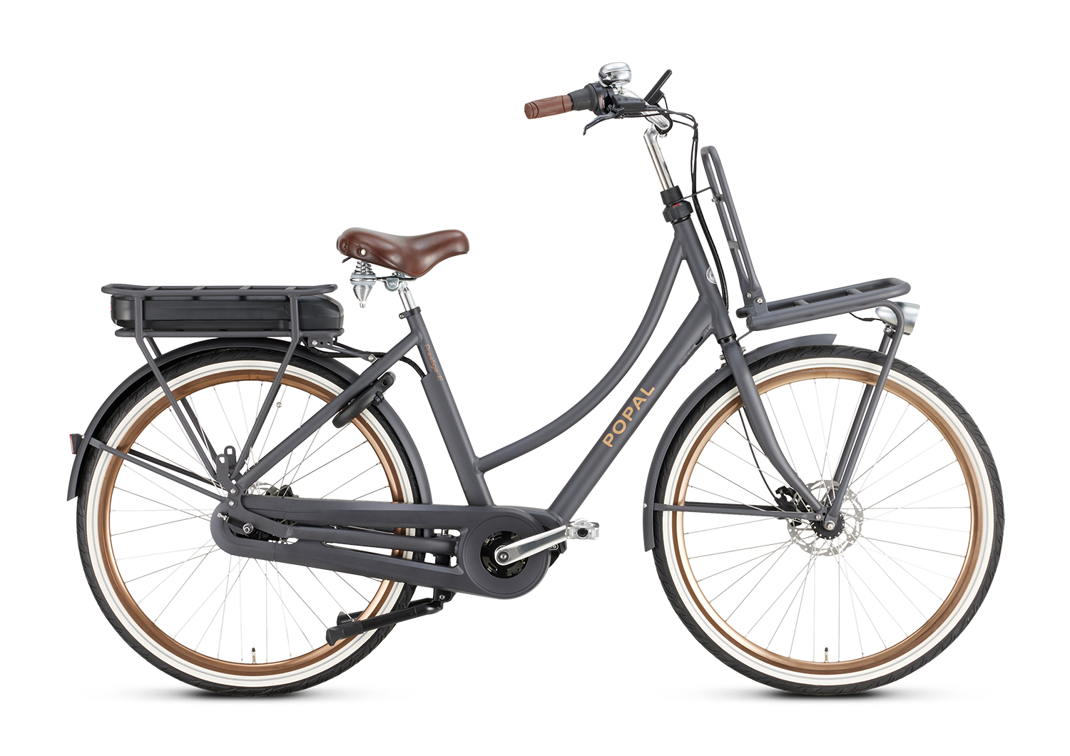 Popal E-bike daily dutch prestige-e mm :: petrol blue :: 28 inch / 53 cm aluminium k186