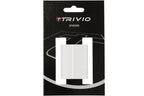 Trivio - spacer 15mm 1 1/8" aluminium wit 3 stuks