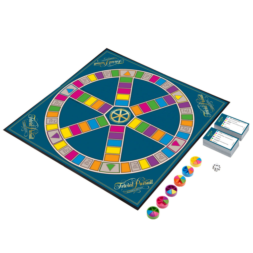 Hasbro gaming hasbro trivial pursuit classic