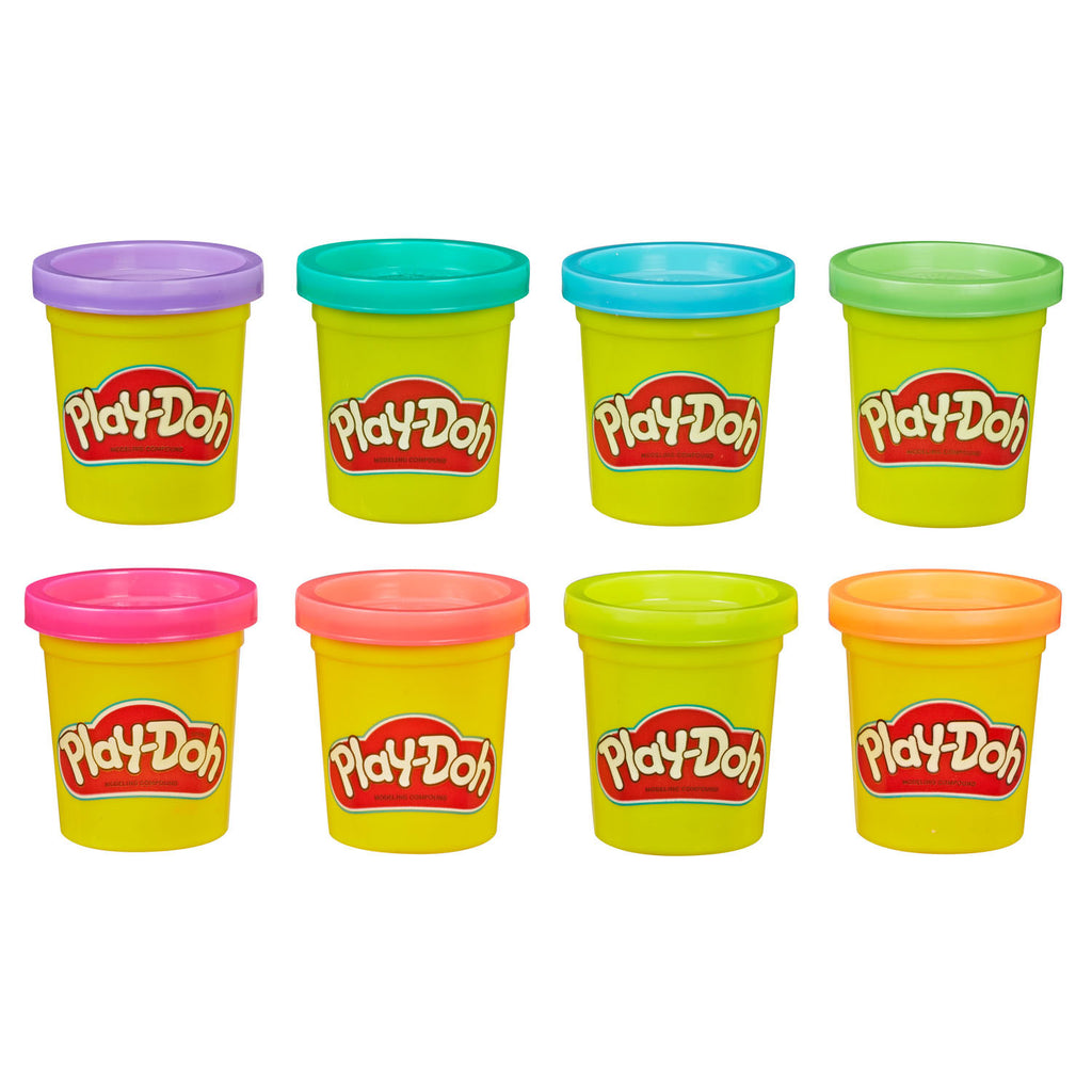 Play-doh regenboog kleuren 8 potjes klei