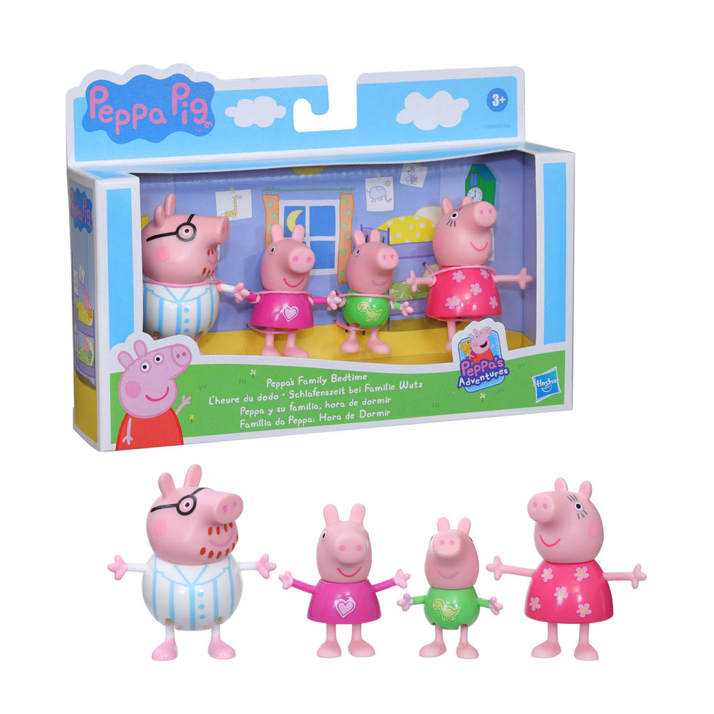 Hasbro peppa's familie in pyjama