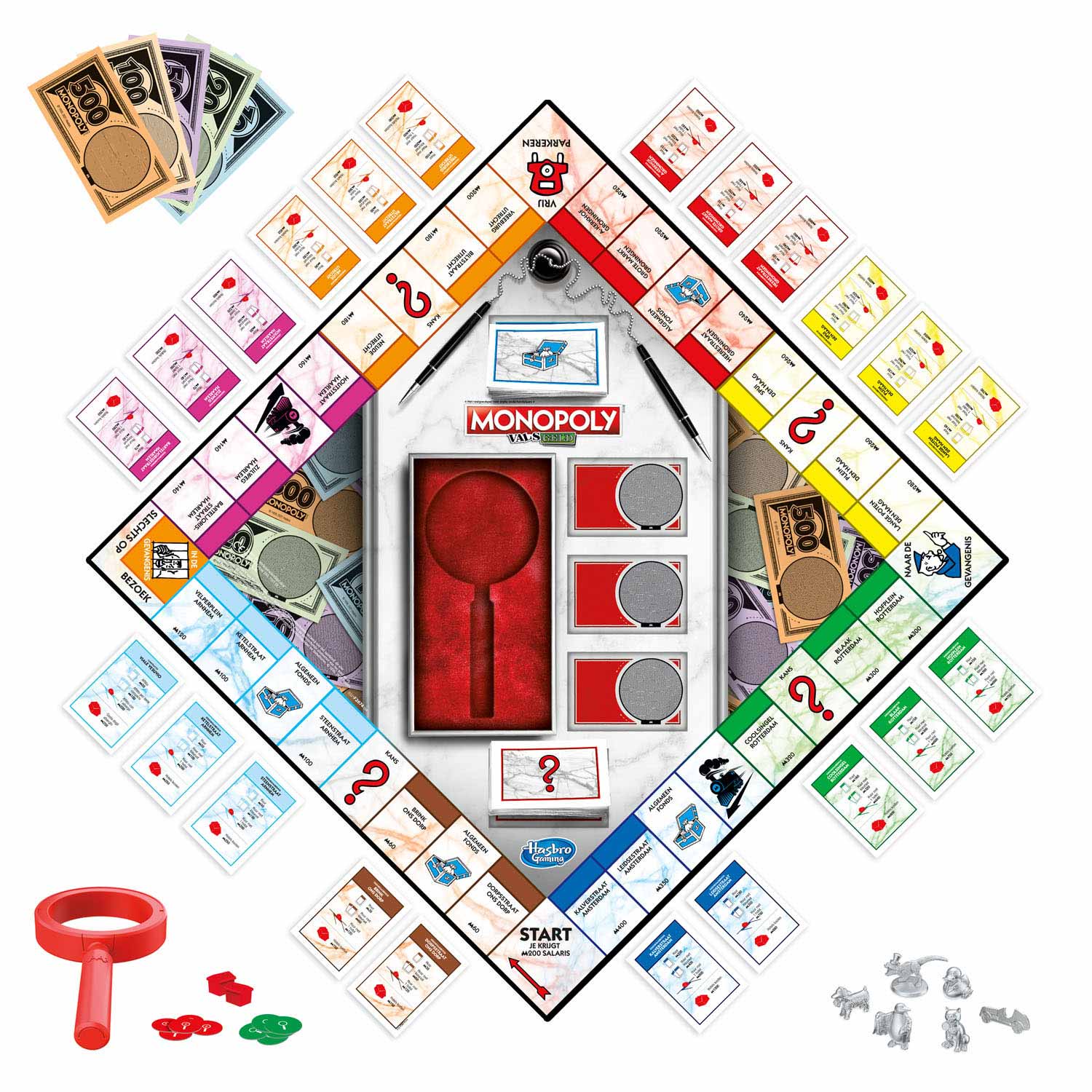 hasbro monopoly valsspelers editie
