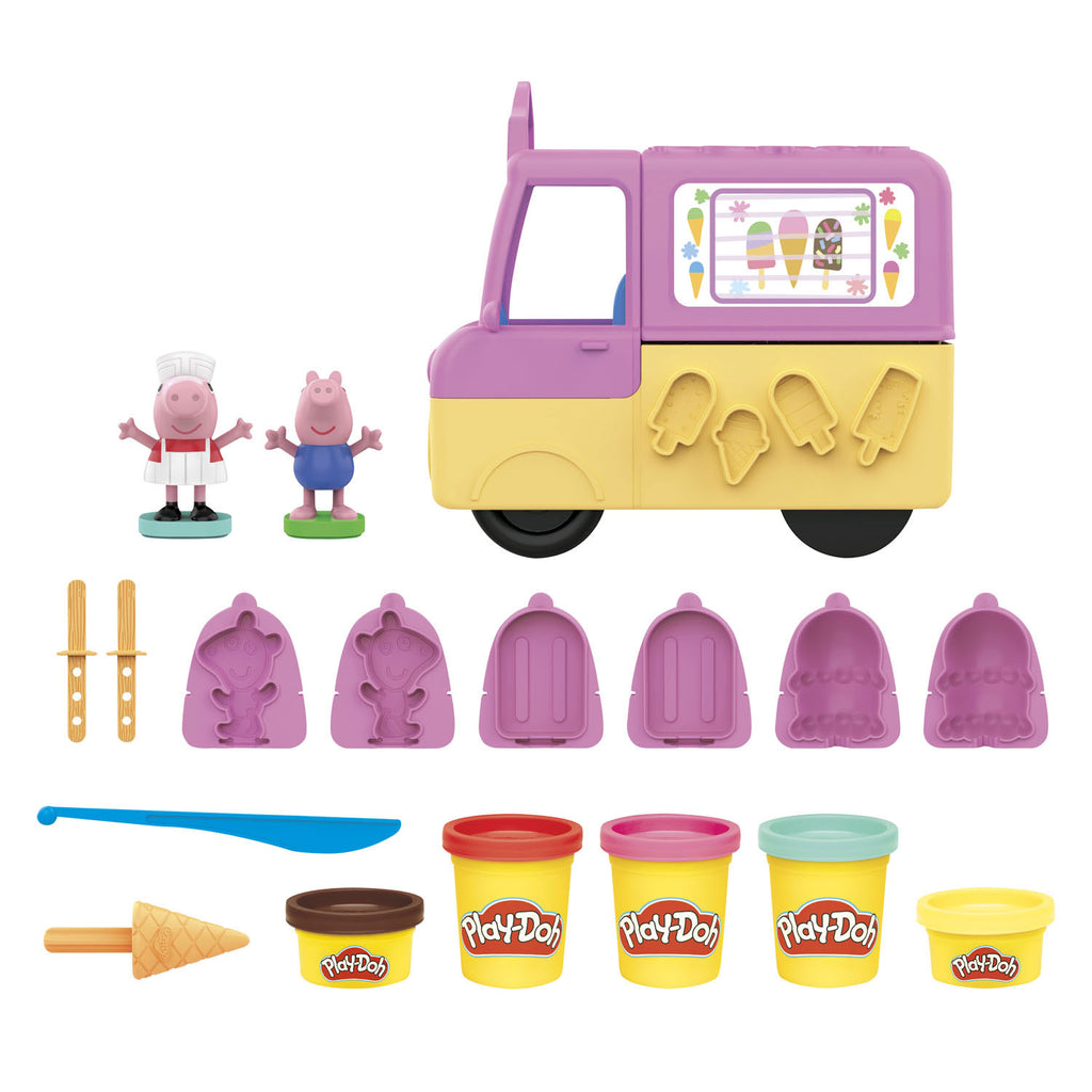 play-doh peppas ijsjes - klei speelset