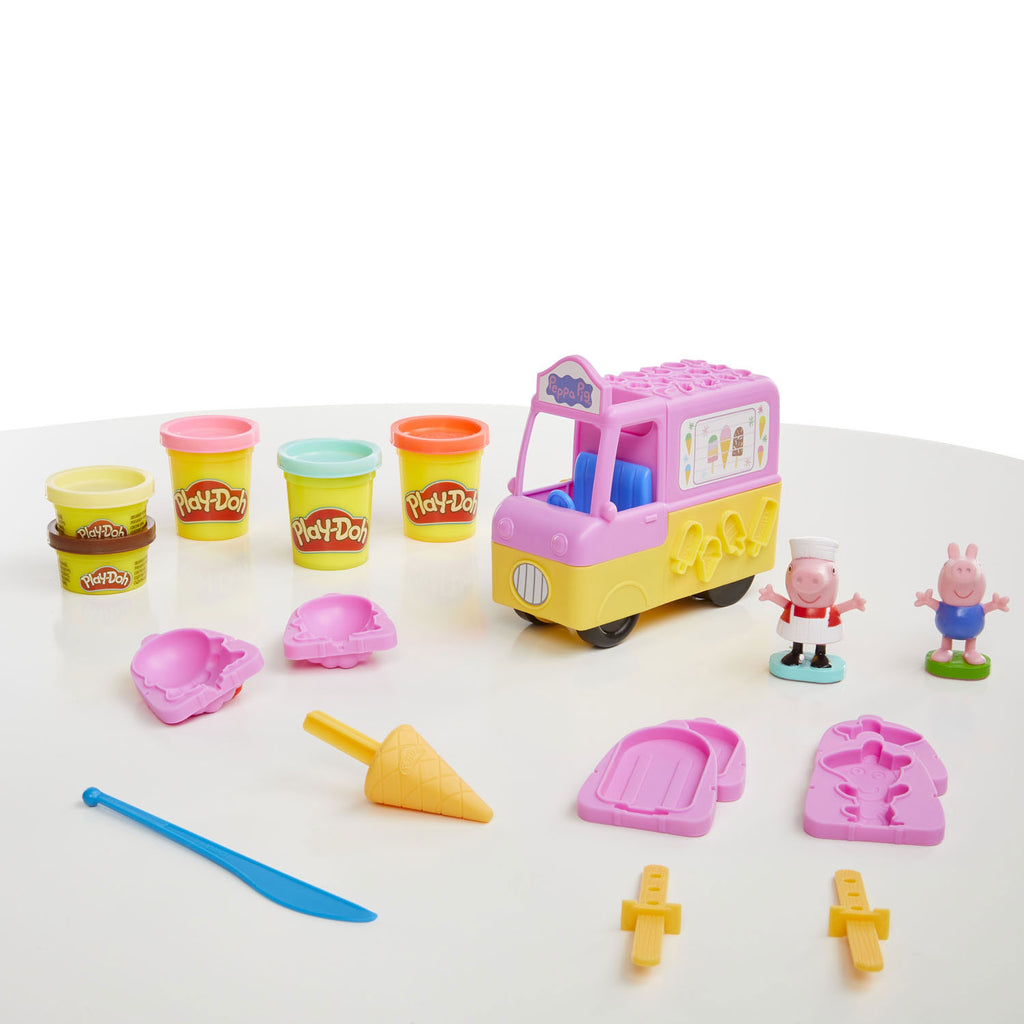 play-doh peppas ijsjes - klei speelset