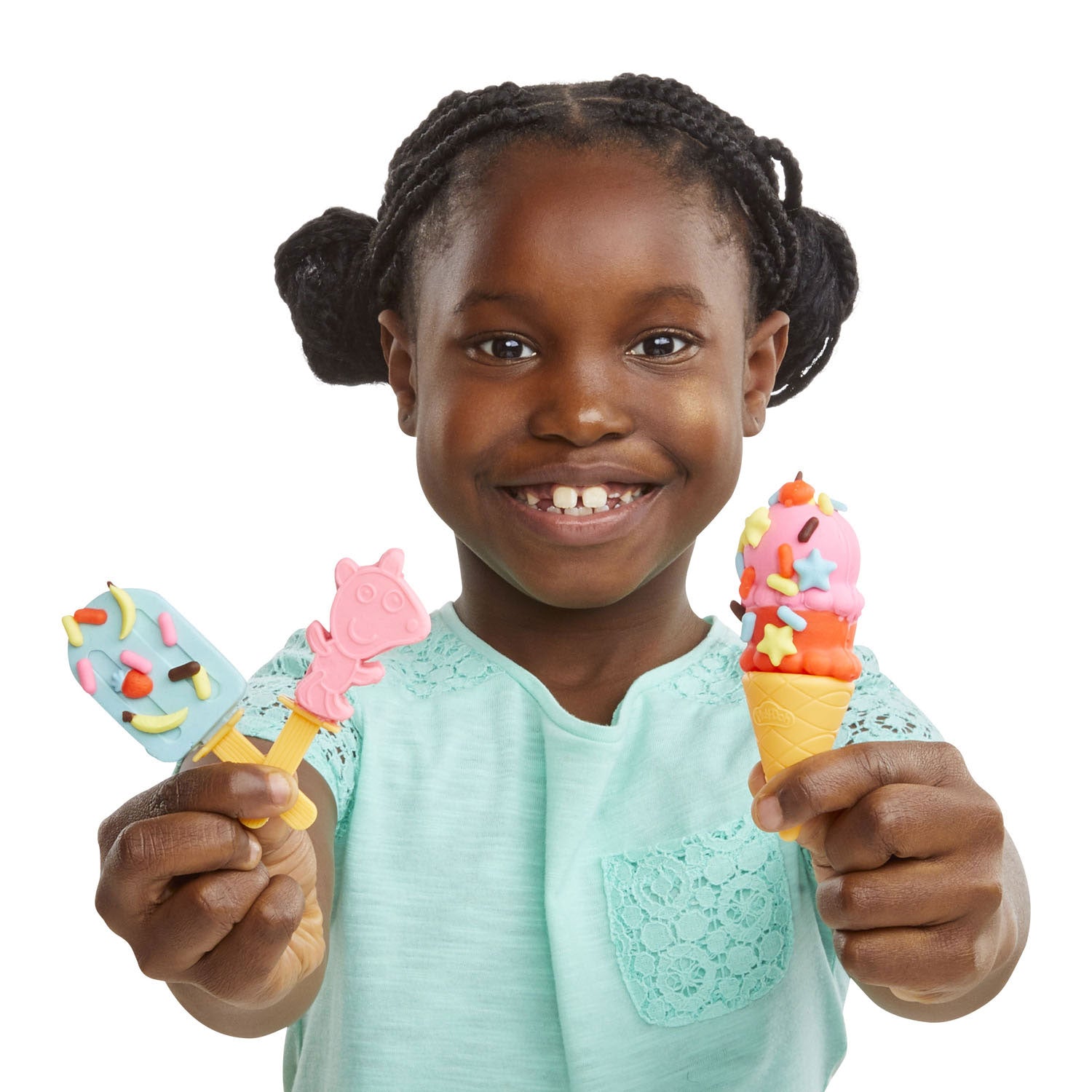 play-doh peppas ijsjes - klei speelset