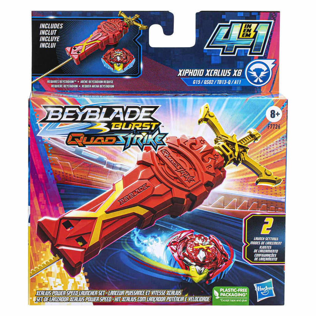 Hasbro QuadStrike Xcalius Speed Launcher Pack Afschiettol