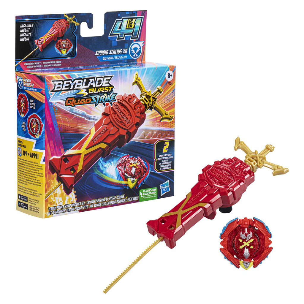 Hasbro QuadStrike Xcalius Speed Launcher Pack Afschiettol