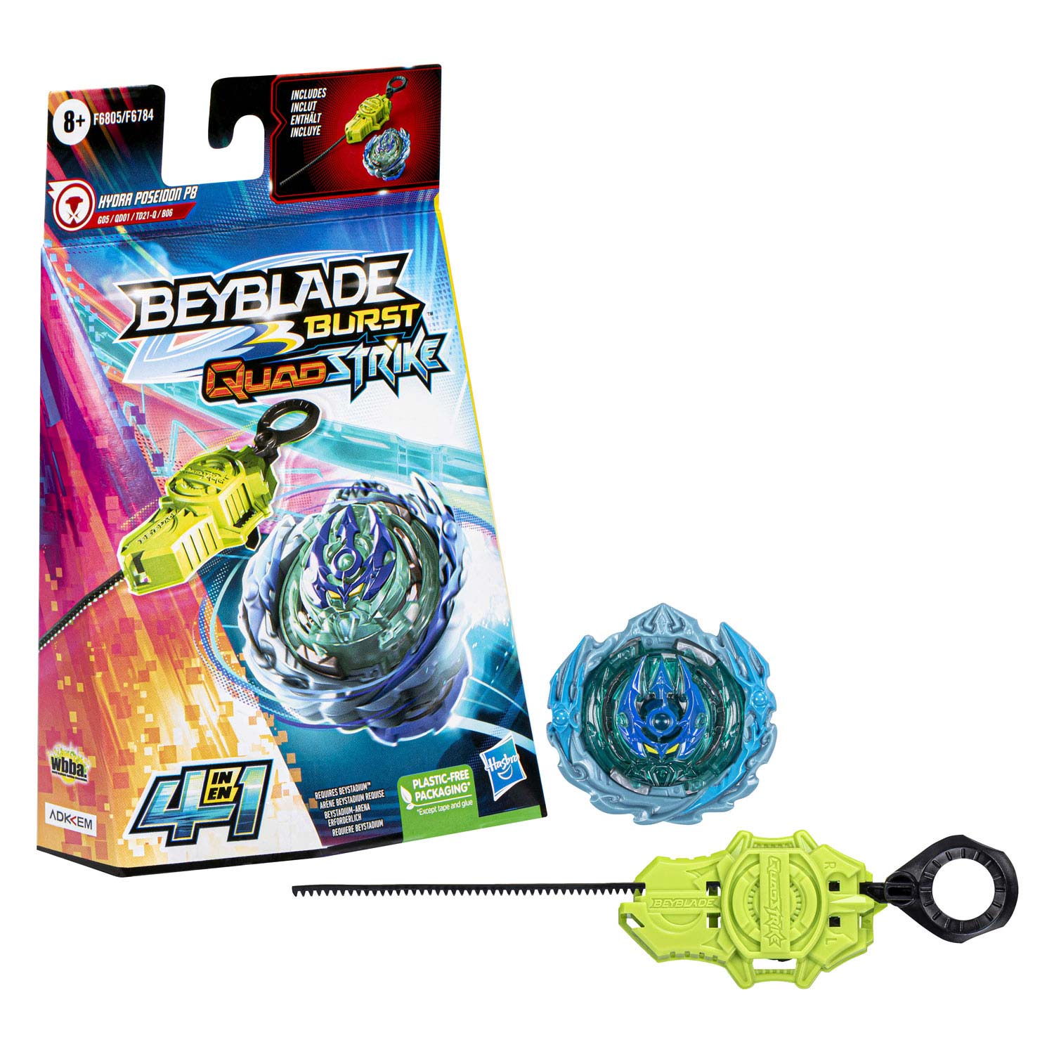 Hasbro Burst QuadStrike QuadStrike Hydra Poseidon Afschiettol