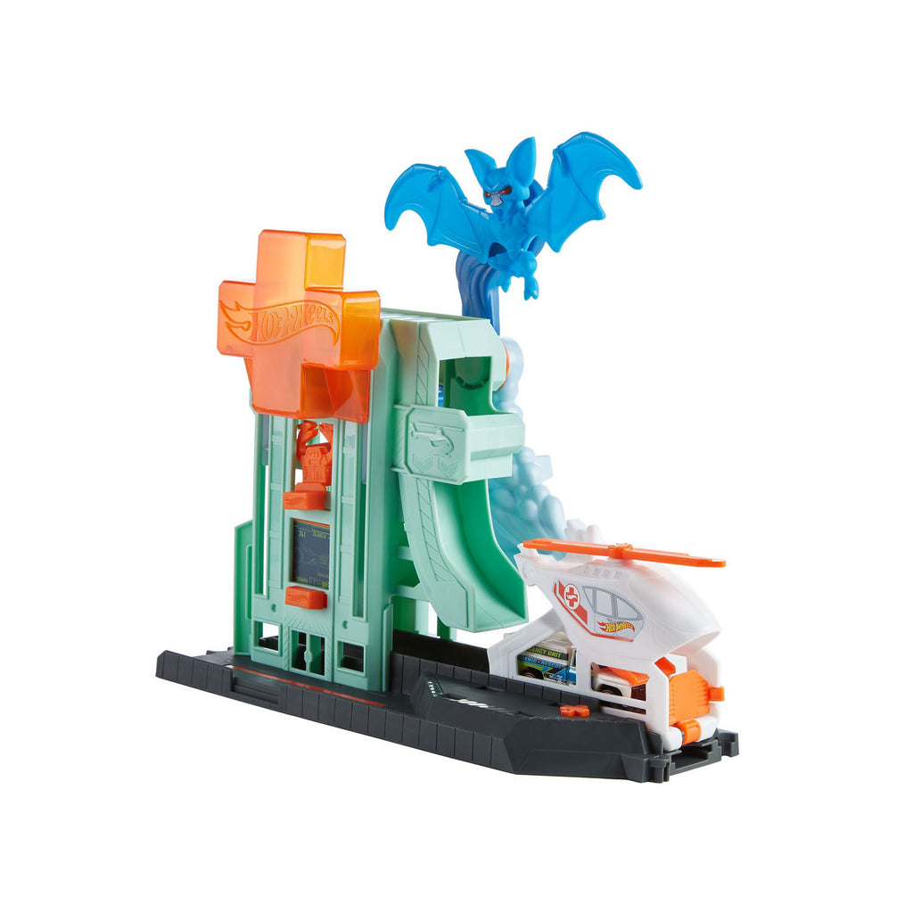 Hot Wheels City Vleermuizen Ziekenhuisaanval Speelset
