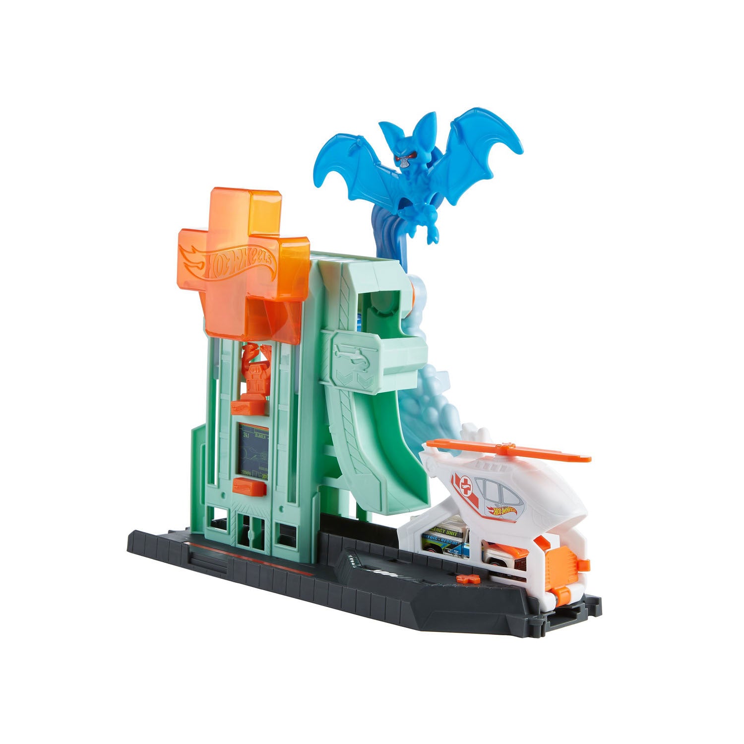 Hot Wheels City Vleermuizen Ziekenhuisaanval Speelset