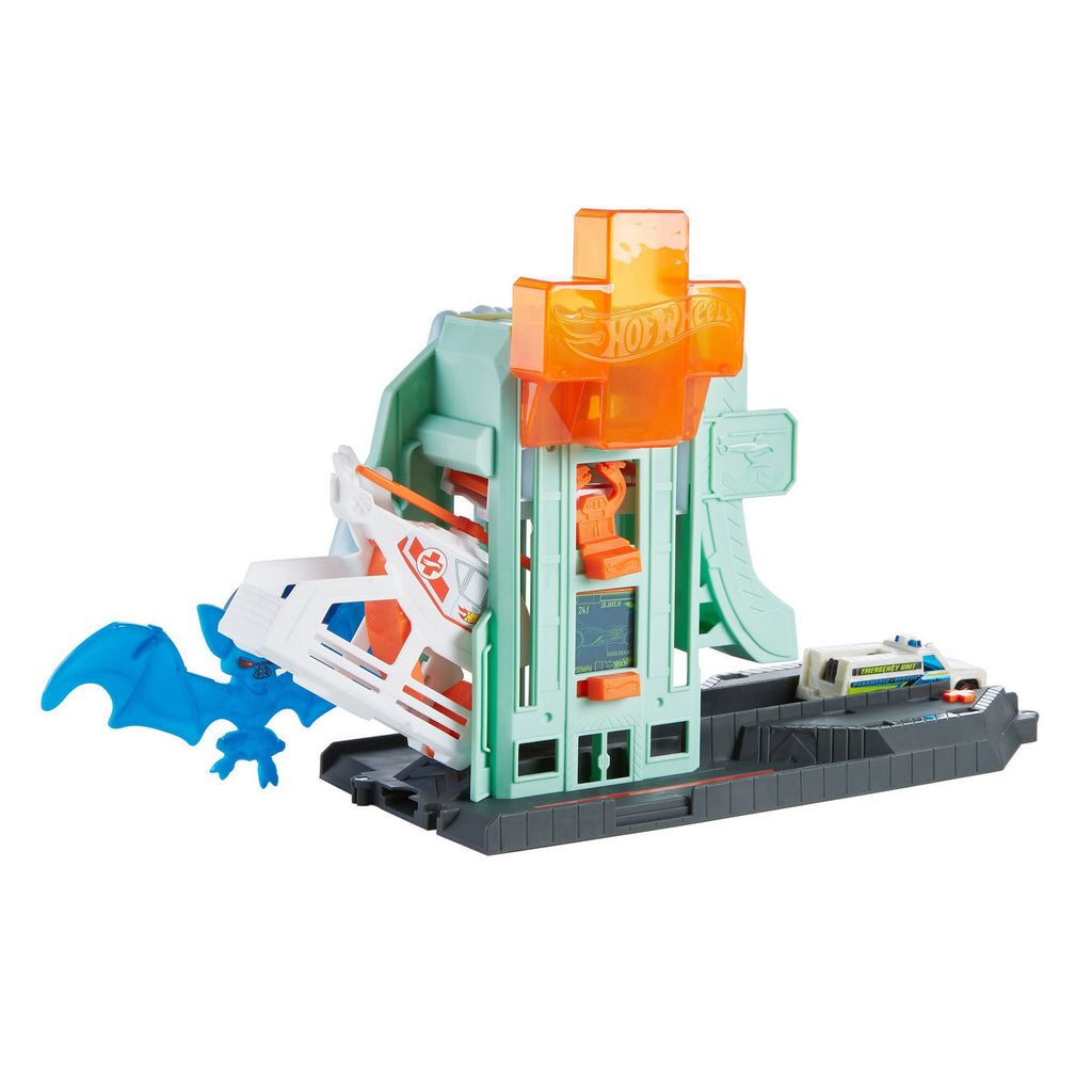 Hot Wheels City Vleermuizen Ziekenhuisaanval Speelset