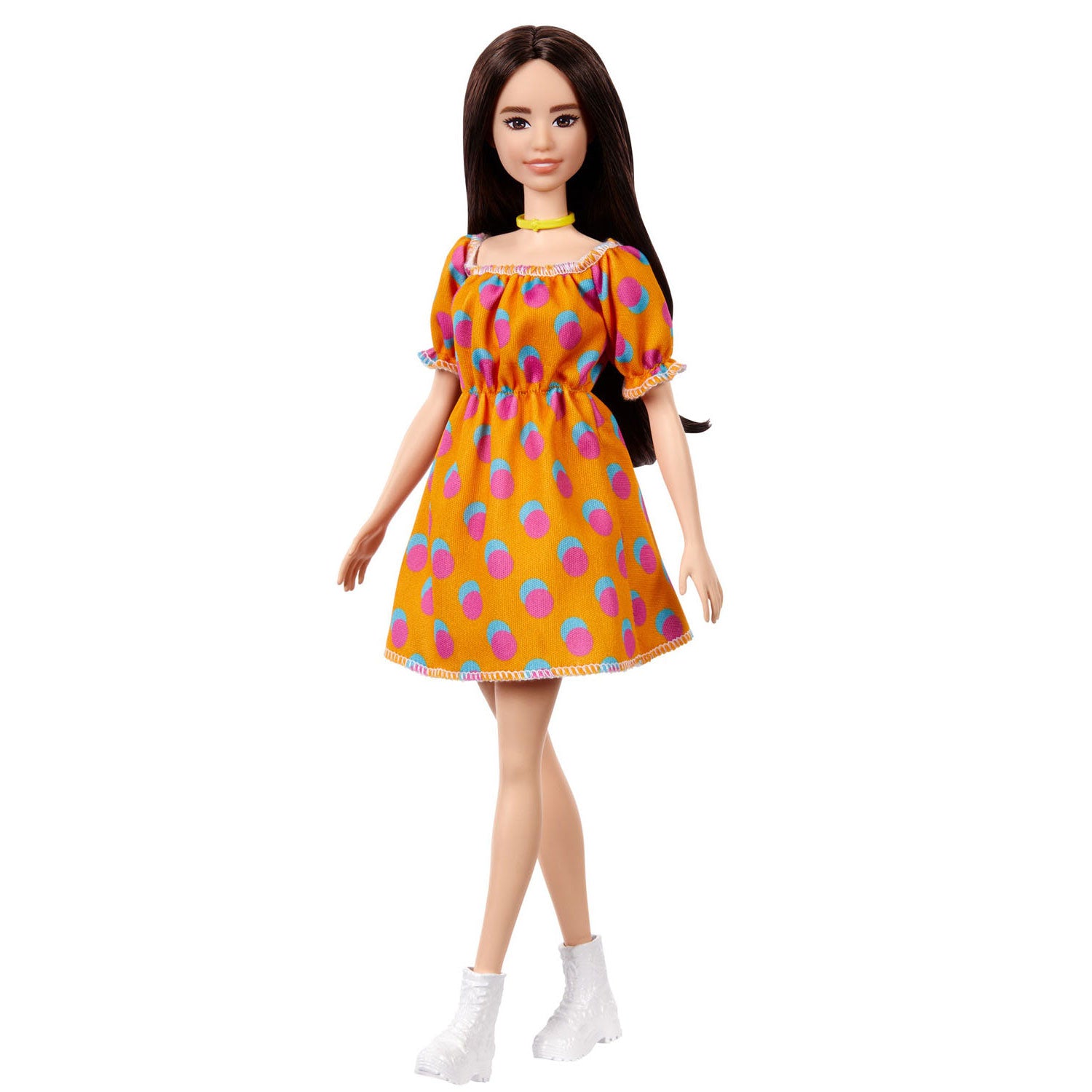 Mattel Fashionista Pop Polka Stippen Offshoulder Jurkje