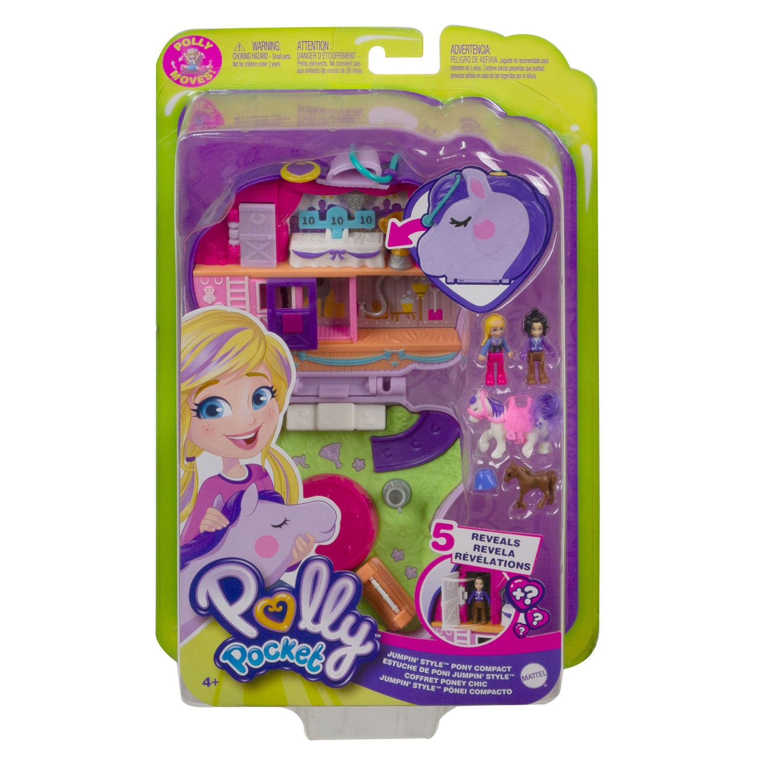 Mattel Polly Pocket Pocket World Paardenshow