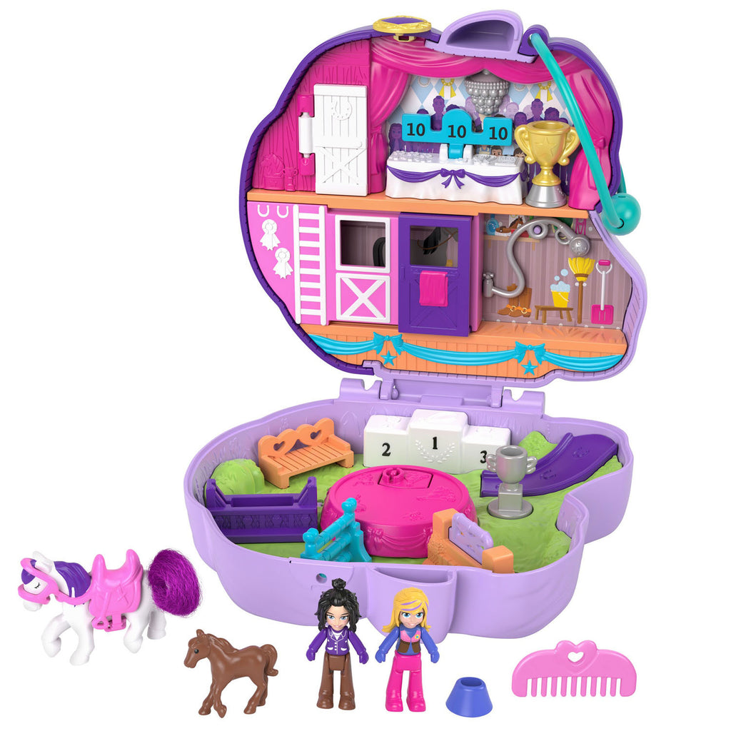 Mattel Polly Pocket Pocket World Paardenshow