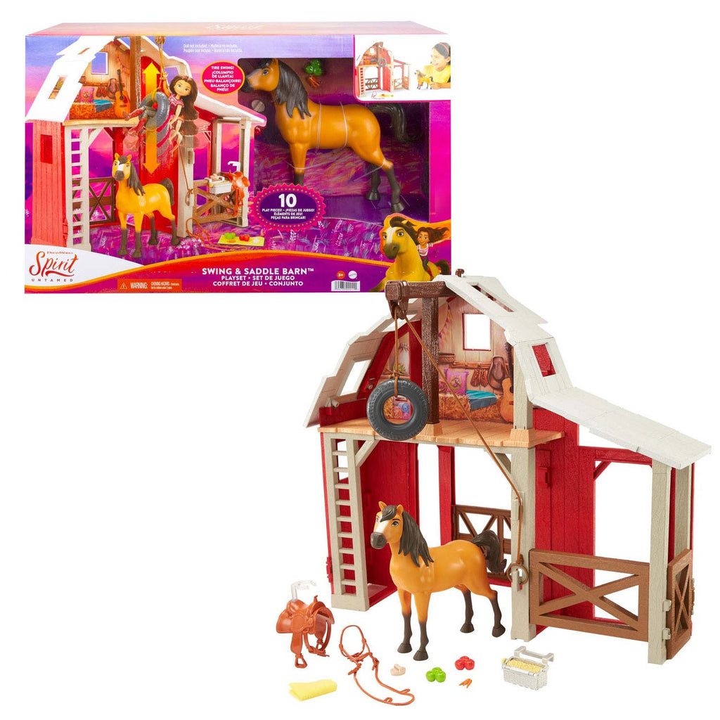 Mattel Spirit Ongetemd Schuur Speelset