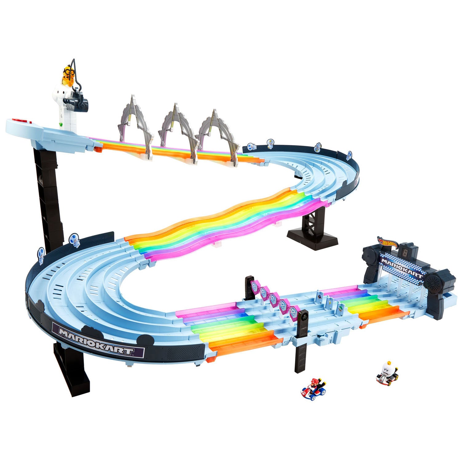 Hot Wheels Mario Kart Regenboog Raceset Speelset