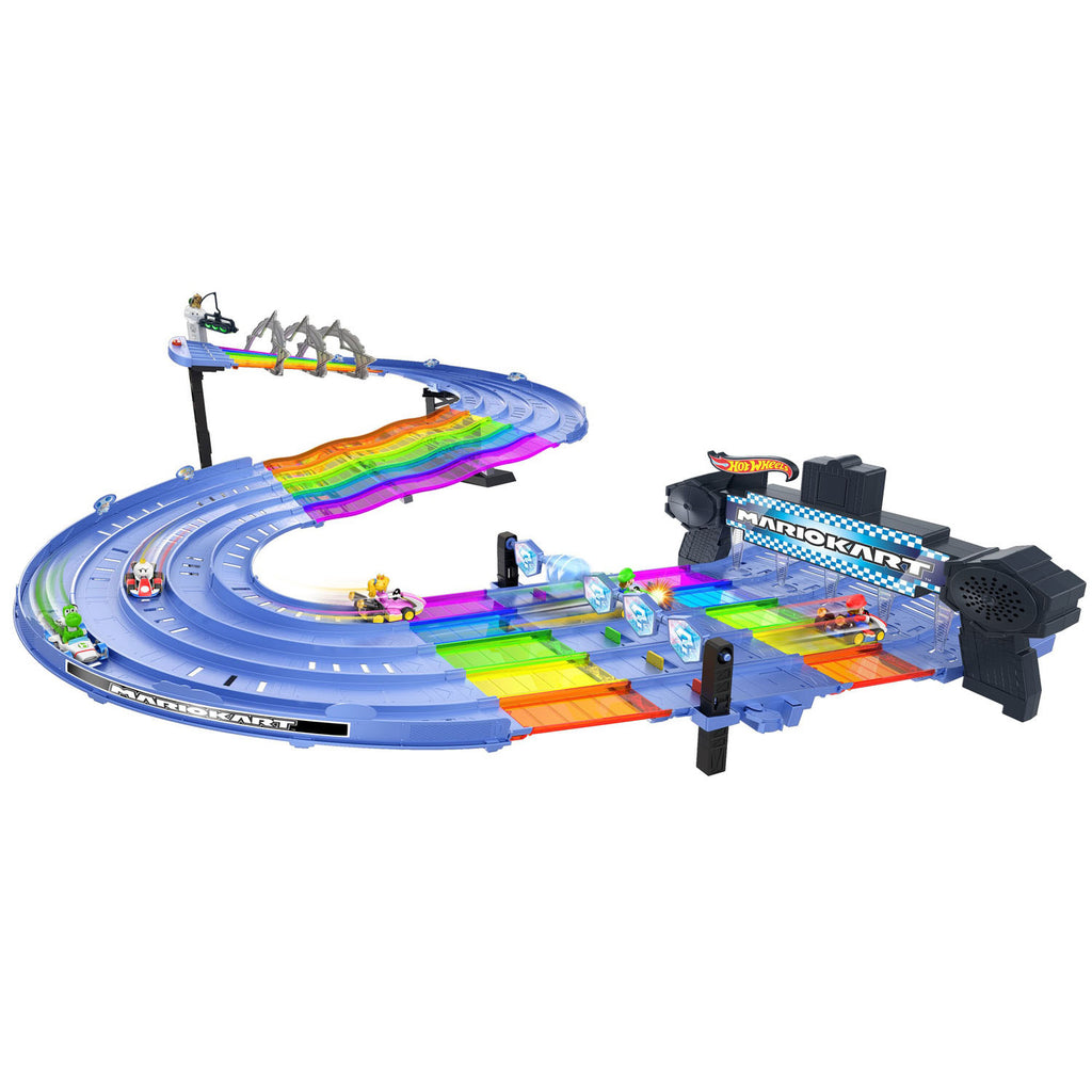 Hot Wheels Mario Kart Regenboog Raceset Speelset