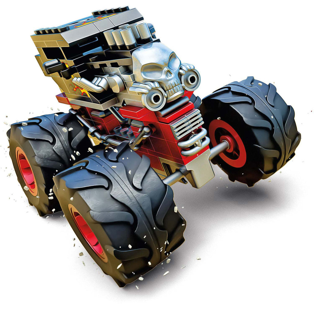 Hot Wheels Mega Building Sets Monster Bone Shaker, 194dlg.