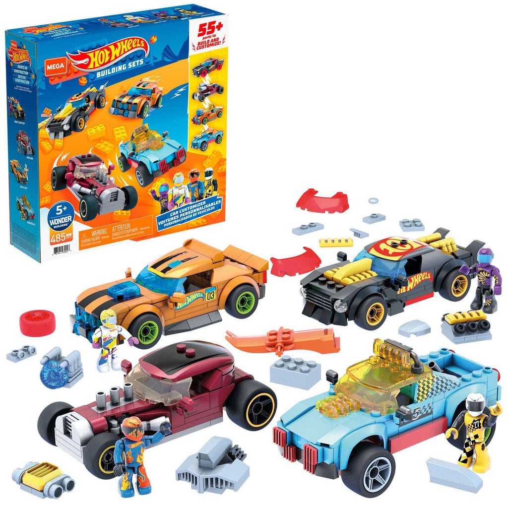 Hot Wheels Mega Building Sets Ultimate Customizer, 485dlg.