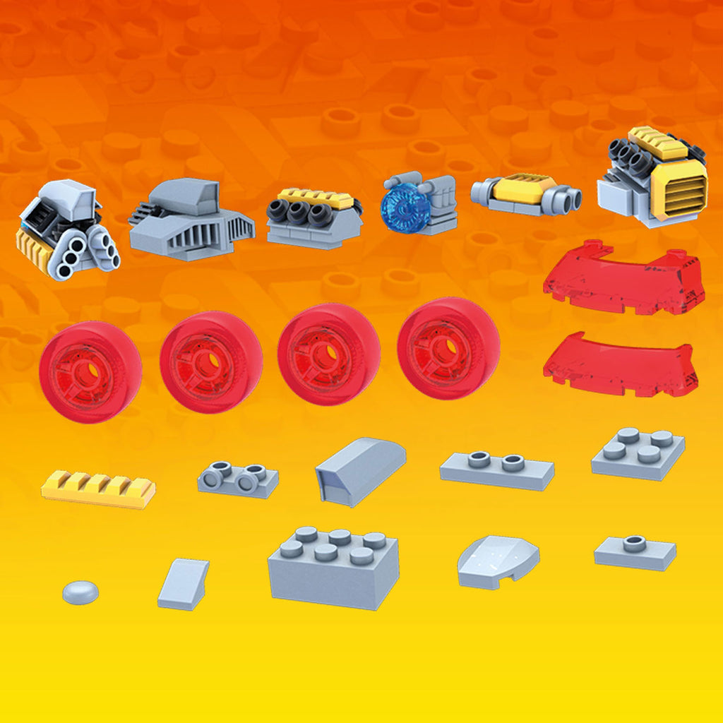 Hot Wheels Mega Building Sets Ultimate Customizer, 485dlg.