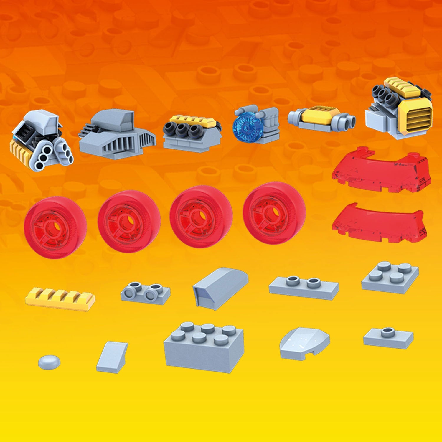 Hot Wheels Mega Building Sets Ultimate Customizer, 485dlg.