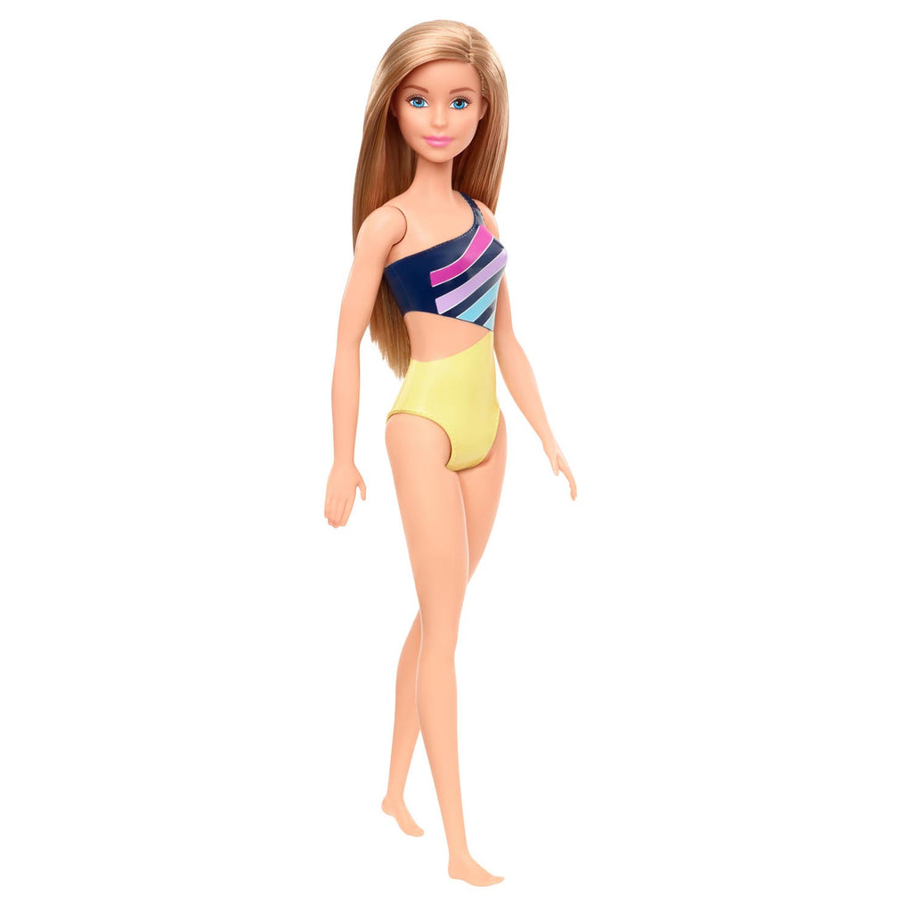 Mattel Barbiepop Beach Pop Blond Haar met Badpak