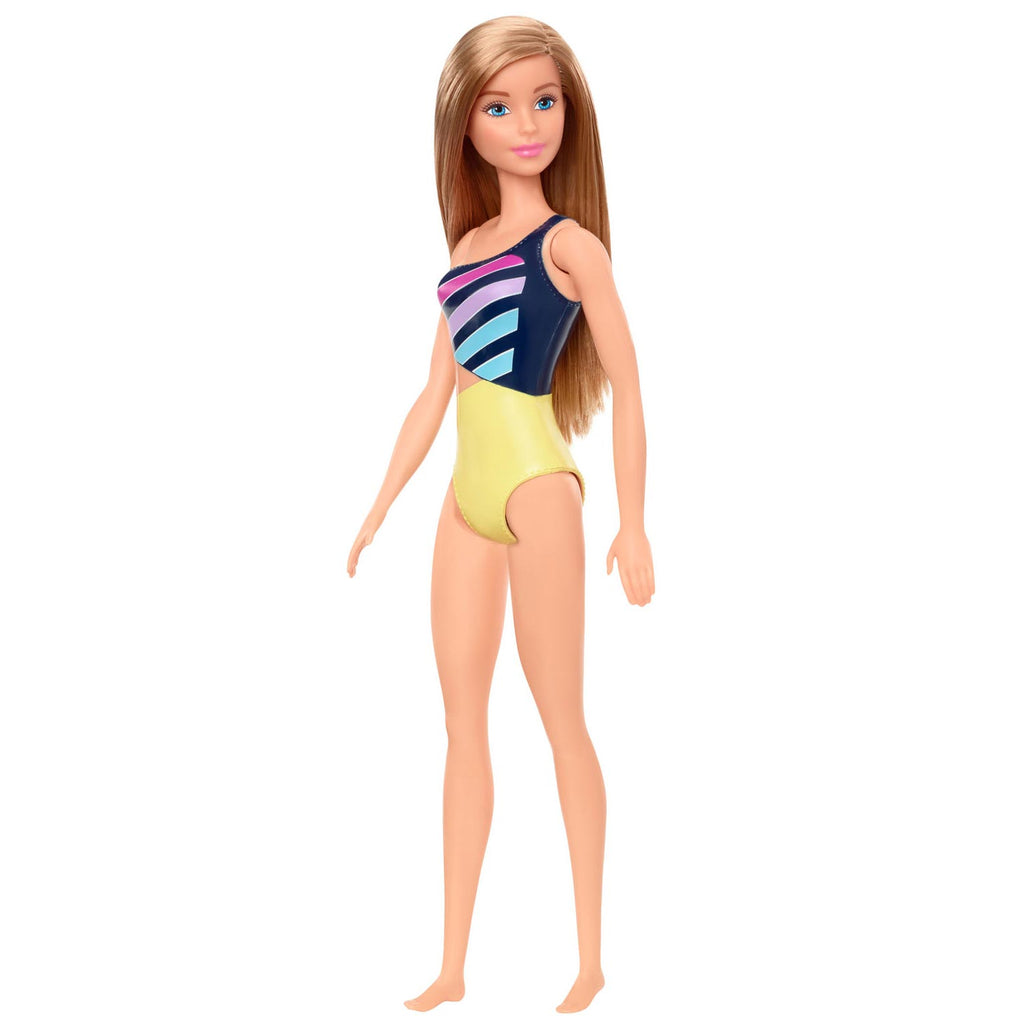 Mattel Barbiepop Beach Pop Blond Haar met Badpak