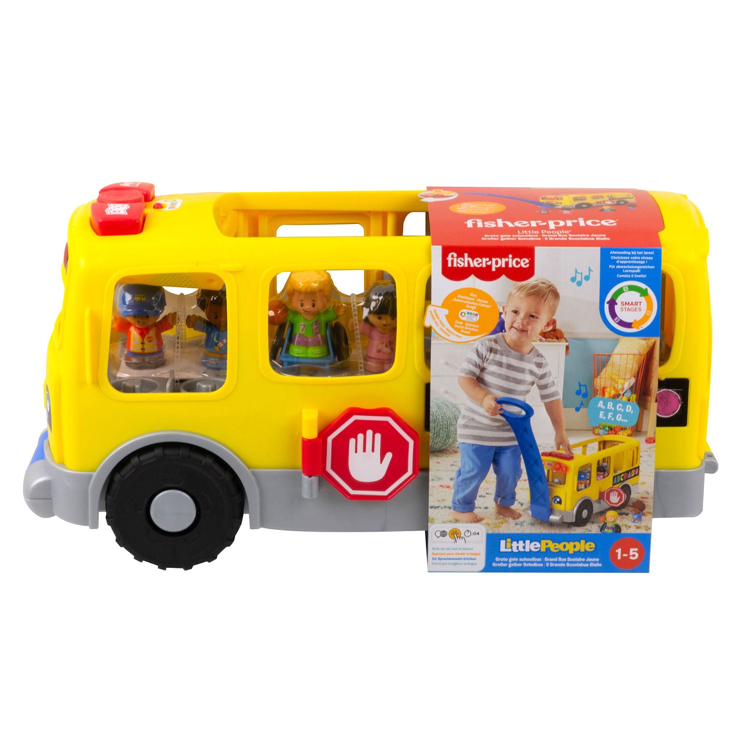 Fisher Price Litte People Grote Schoolbus + Licht en Geluid