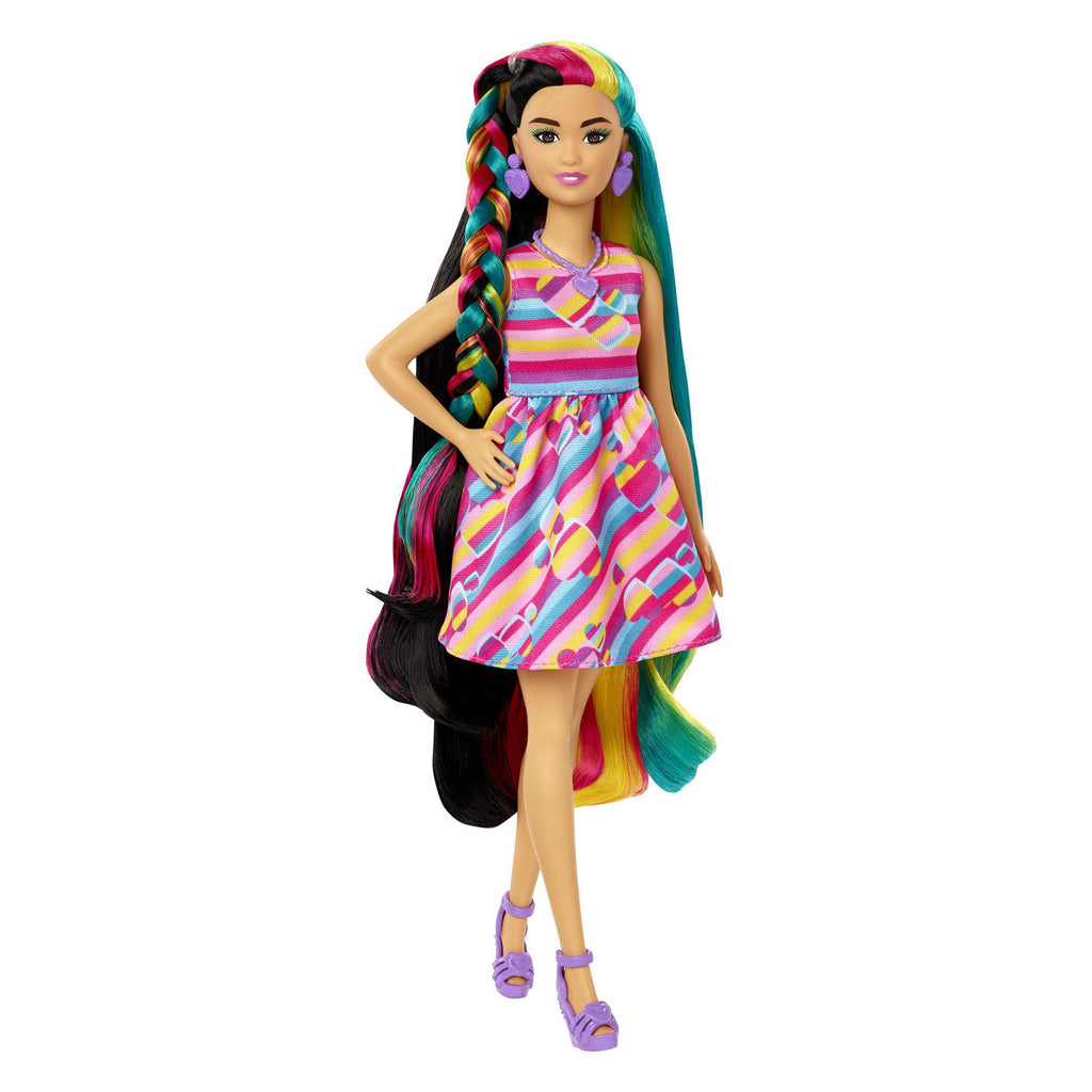 Mattel - 16 delig Barbie Totally Hair Doll 3 - Hearts