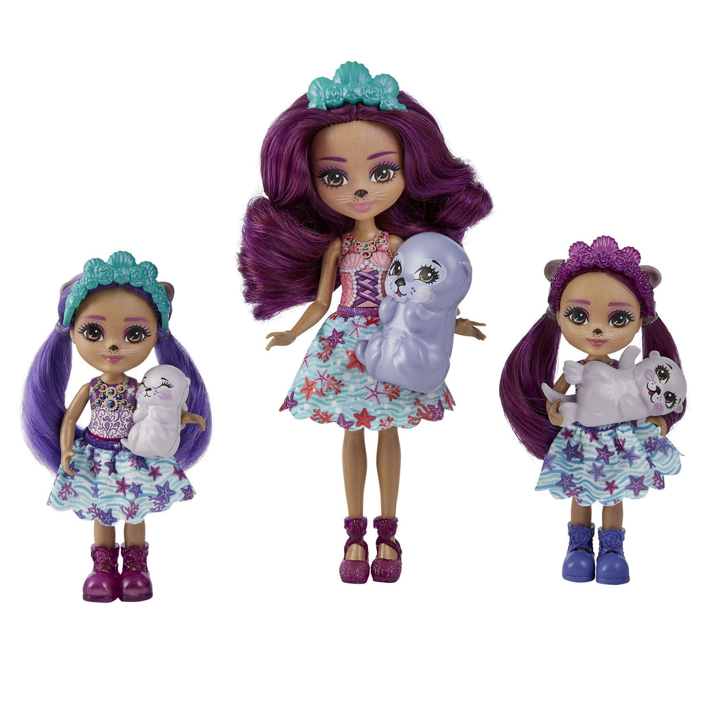 Mattel 16 delig Enchantimals Family Otter