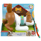 Fisher price crawl with me puppy + licht en geluid