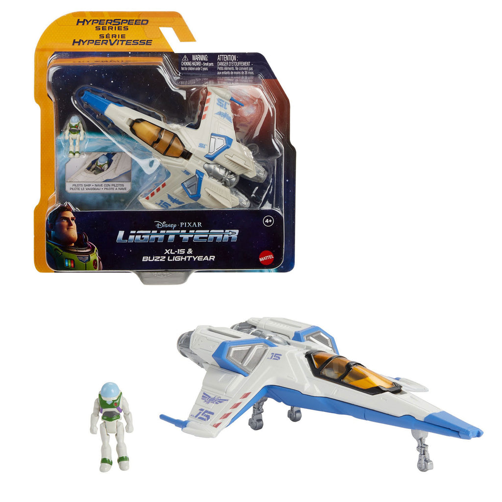 Mattel Lightyear Flight Buzz + Xl-15 Spaceship Vliegtuig