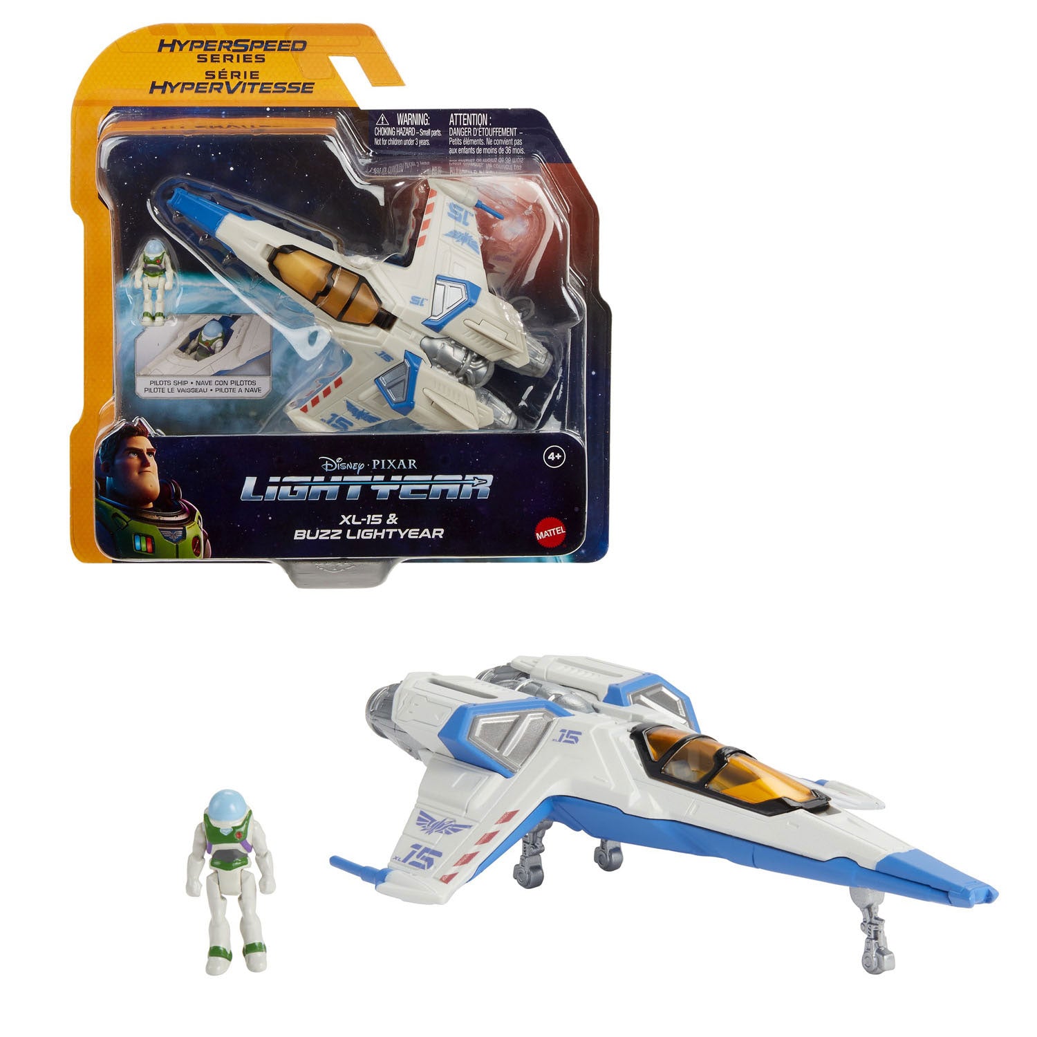 Mattel Lightyear Flight Buzz + Xl-15 Spaceship Vliegtuig