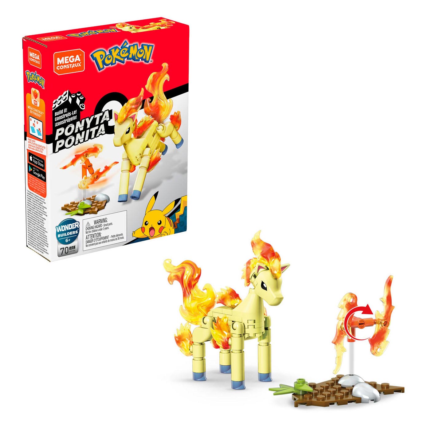 Mattel Mega Construx Bouwset Pack Ponyta