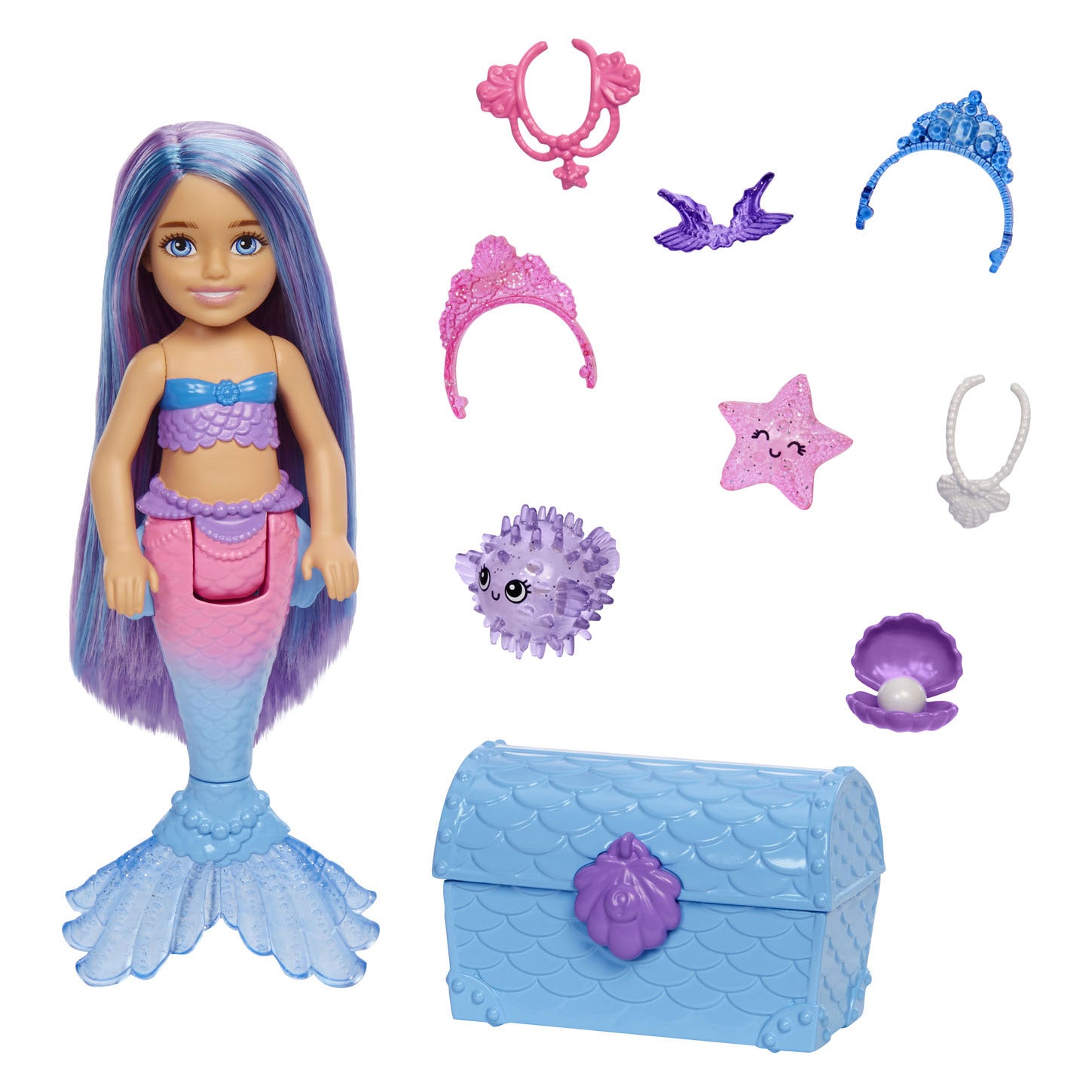 Mattel 16 delig Zeemeermin Pop Chelsea Mermaid