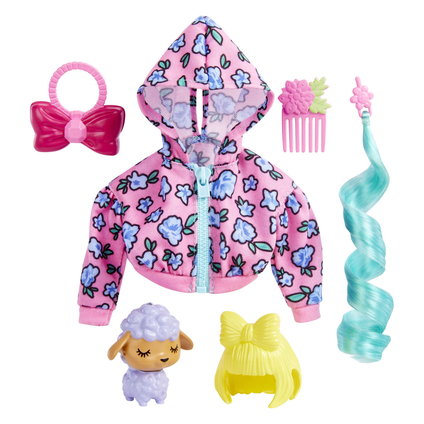 Mattel 16 delig Extra Pet Fashion Outfit Pack 1 Floral