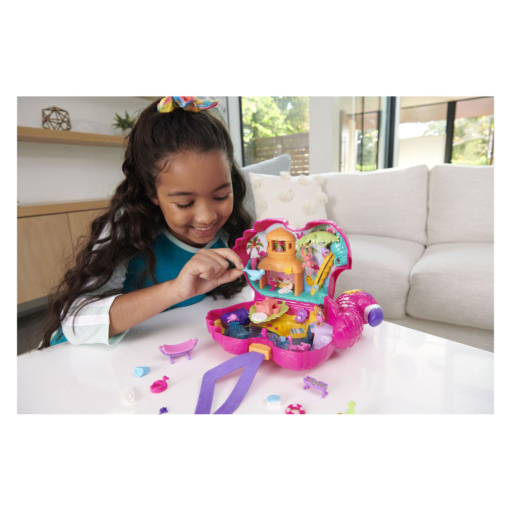 Mattel - - - Polly Pocket - Flamingo Party