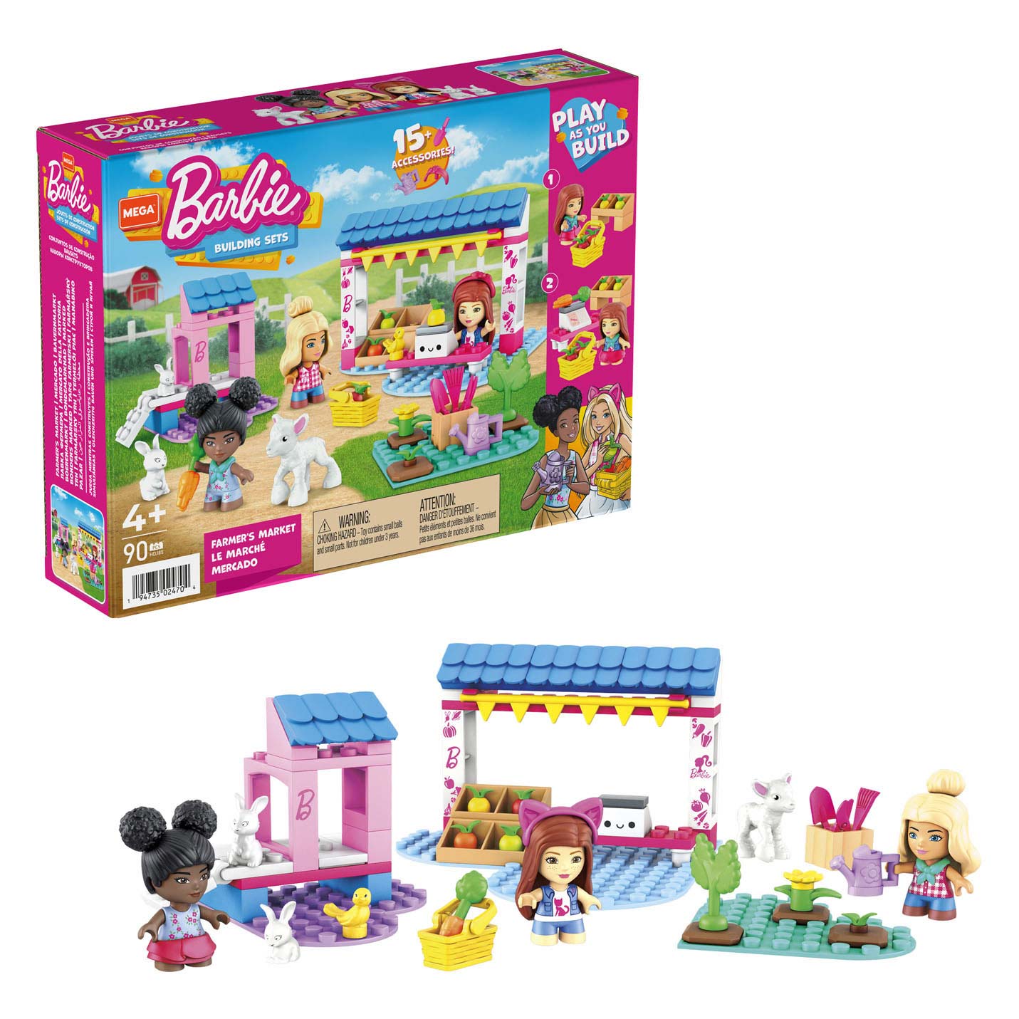 Mattel - 16 delig Mega Construx Barbie Boerenmarkt