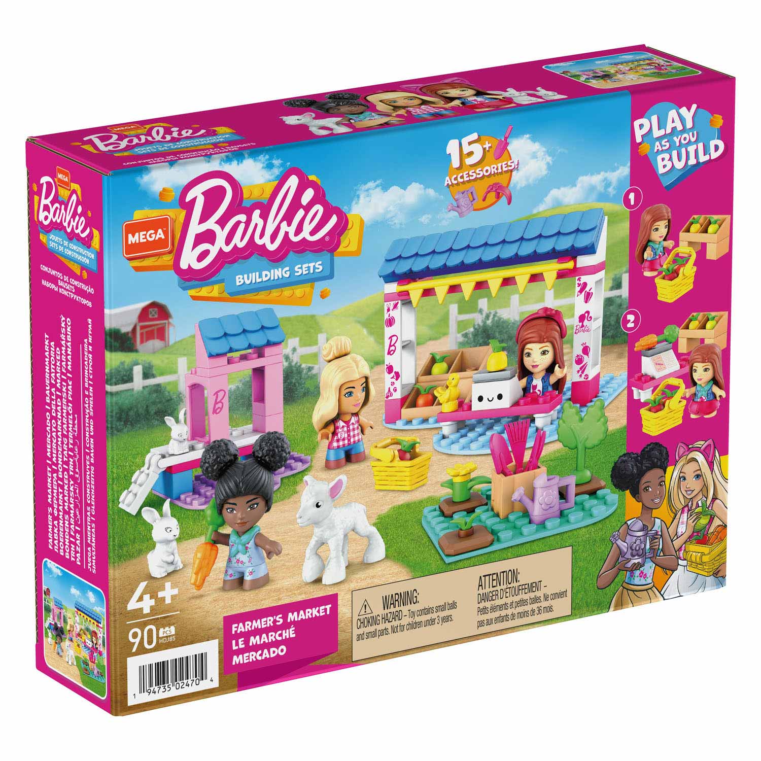 Mattel - 16 delig Mega Construx Barbie Boerenmarkt
