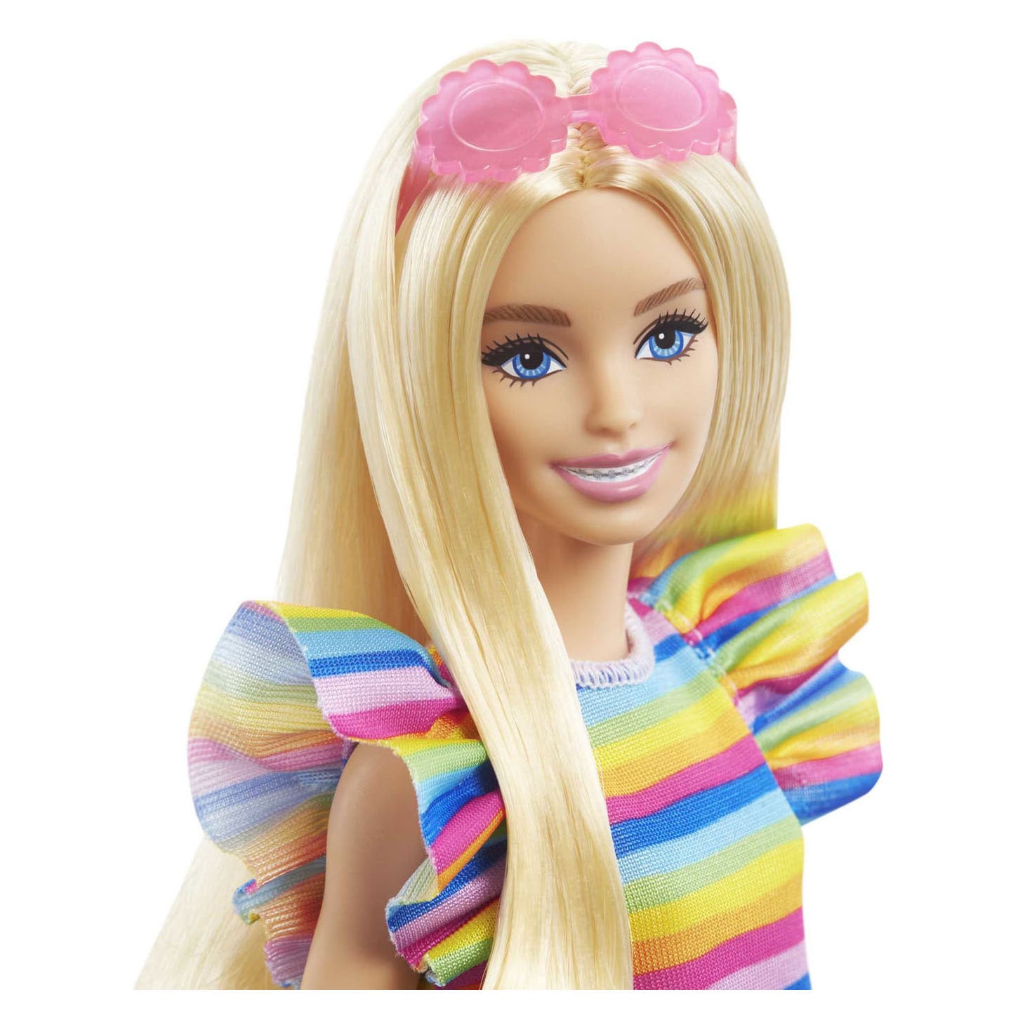 Mattel Fashionistas Pop met Gestreepte Jurk