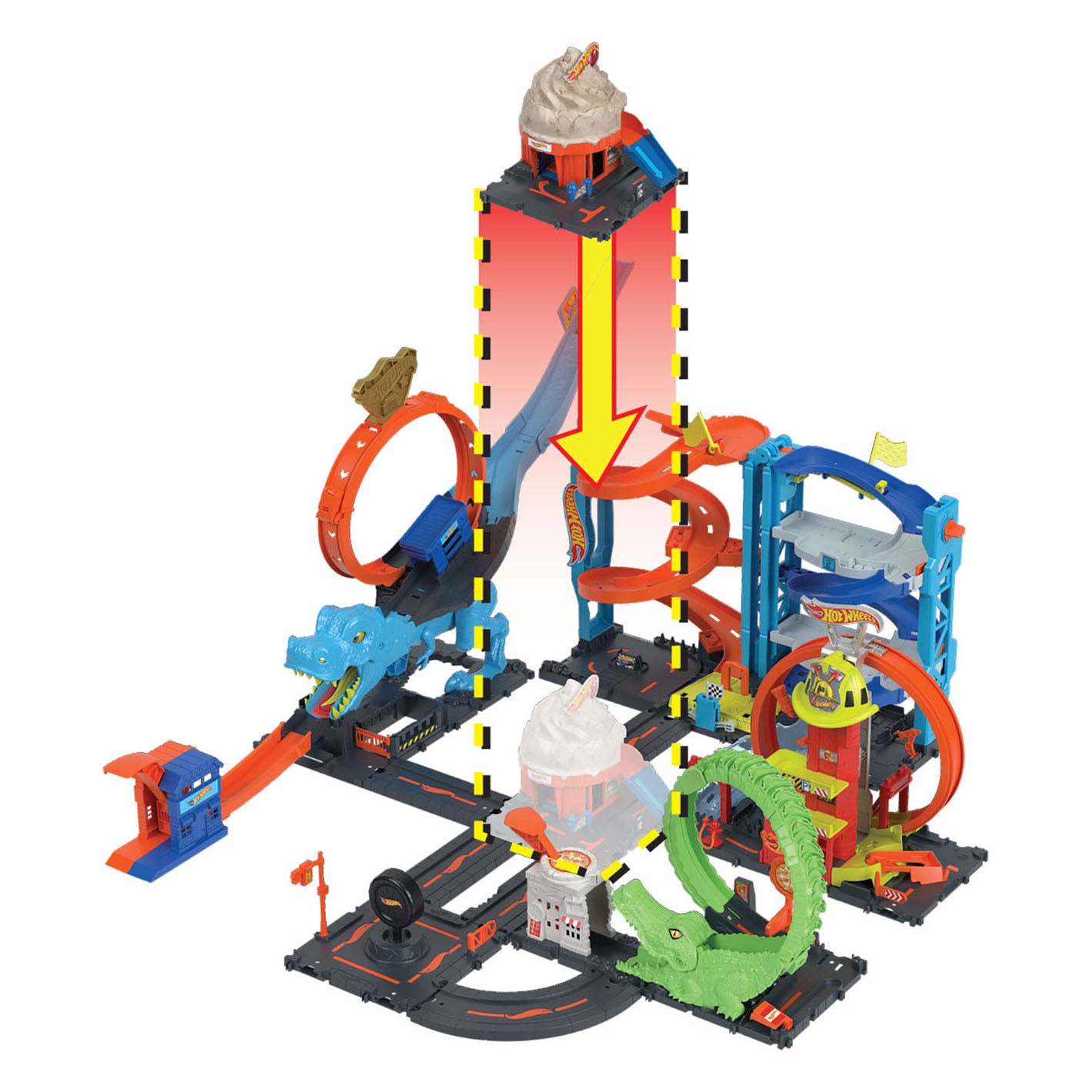 Hot Wheels City Downtown Ice Cream Shop
