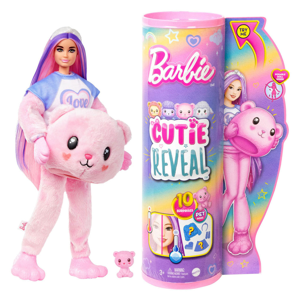 Mattel Cutie Reveal Pop Cozy Cute Tees Series Teddy
