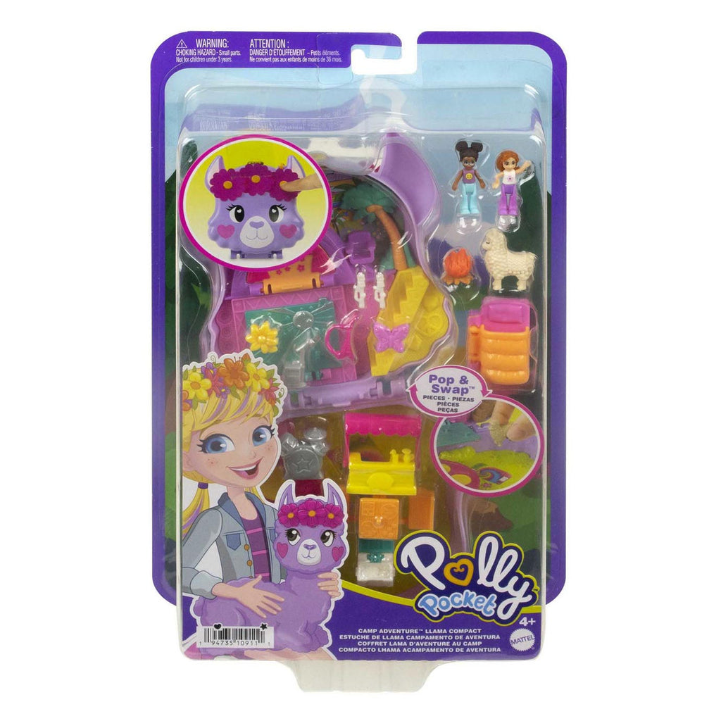 Mattel Polly Pocket Llama Kamp Avontuur Speelset