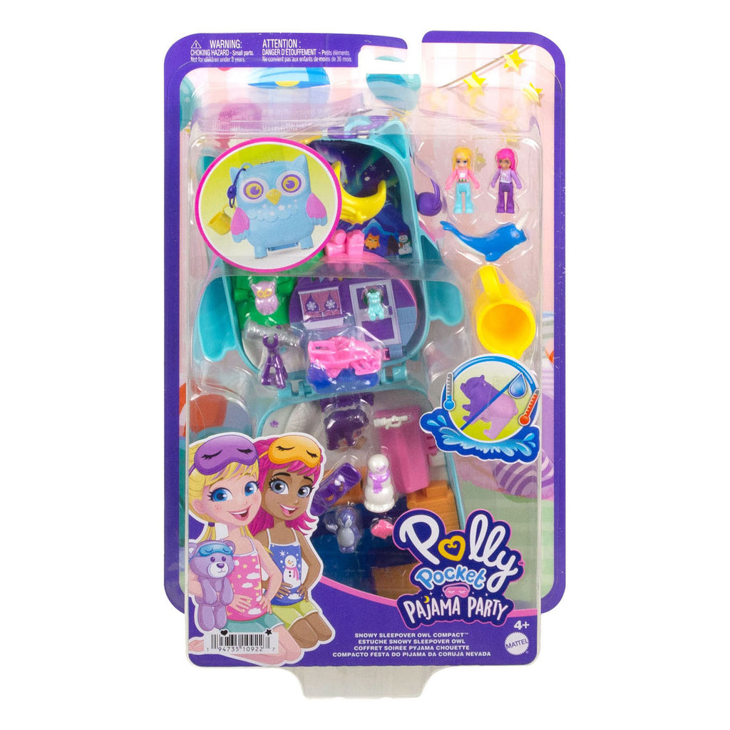 Mattel Polly Pocket Pyjamafeestje Slaapfeest Speelset