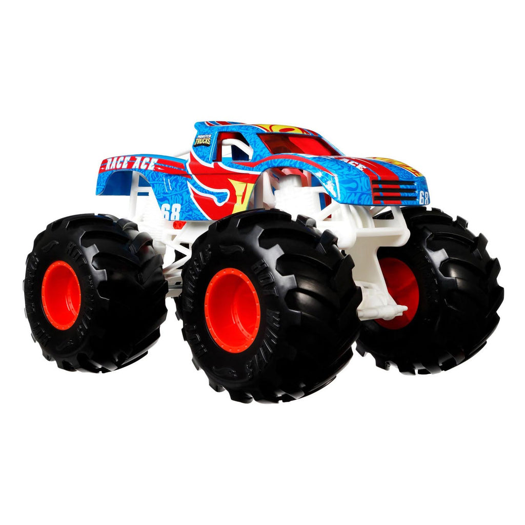 Hot Wheels Monster Trucks Race Ace Monstertuck Metaal 1:24