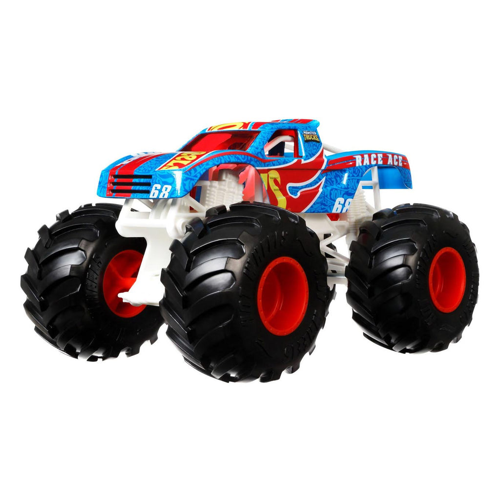 Hot Wheels Monster Trucks Race Ace Monstertuck Metaal 1:24