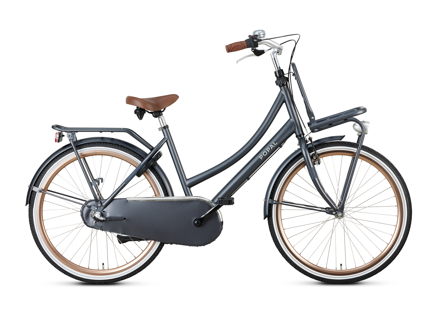 Popal Meisjesfiets daily dutch basic+ 26 :: petrol blue :: 26 inch staal k186